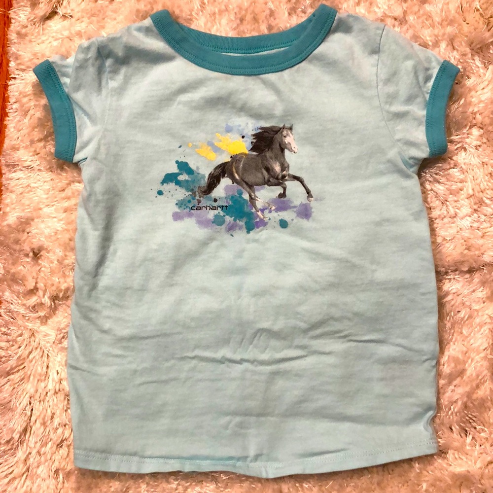 Carhartt Turquoise horse tee 🐎